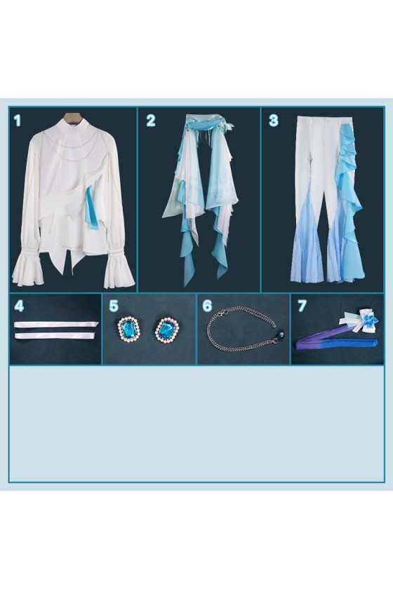 2XXT Cosplay Vtuber Hoshirube Sho NIJISANJI 8th Anniversary SPLASH Cosplay Costume